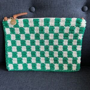 Clare V NWOT flat crossbody with tabs